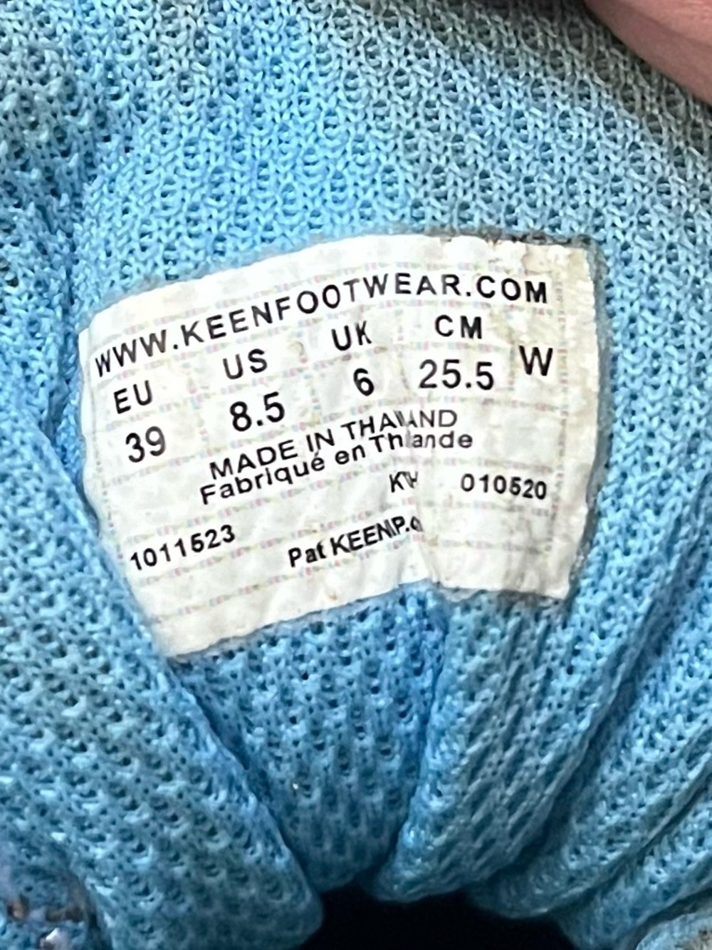 KEEN Brown and Teal Women's Trail Shoes - Picture 5 of 6